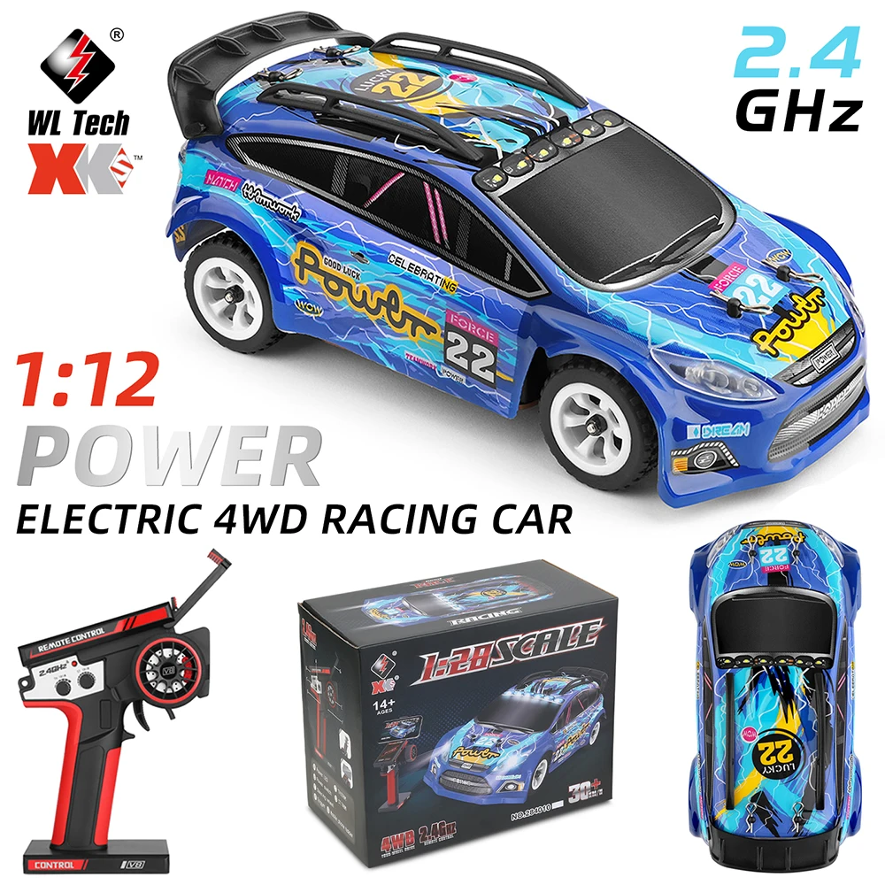 Wltoys 284010 Mini RC Car 1/28 RC Rally Car RC Drift car Remote Control Car 30km/h RC Race Car 4WD 2.4G  Remote Control Vehicle