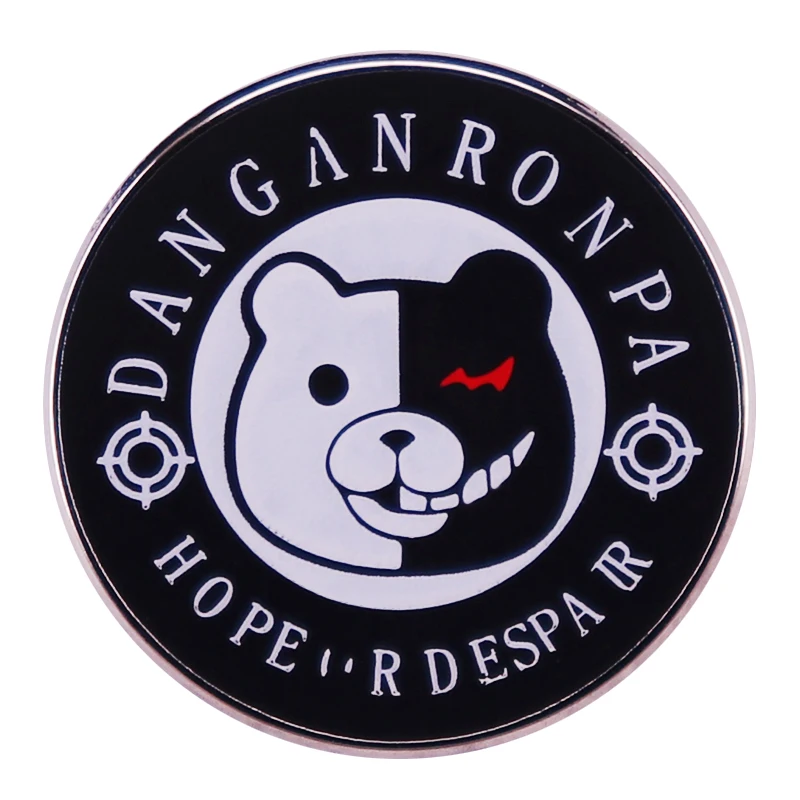 Monokuma-Button Badge Video Game-Danganronpa Enamel Pin Jewelry Accessories