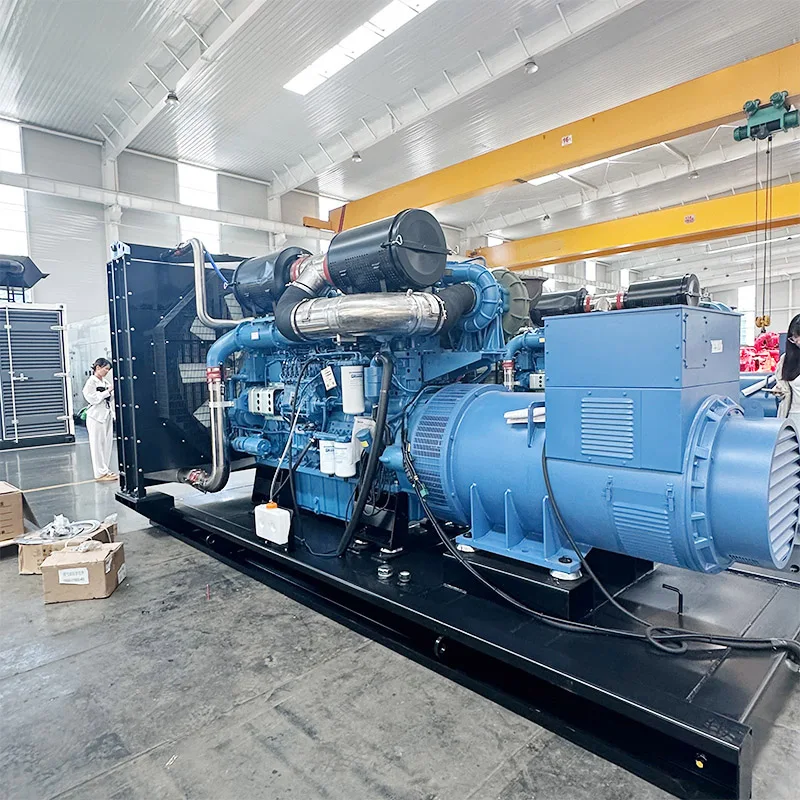 Open Frame Diesel Generator 30KW 50KW 80KW 100KW 200KW Three Phase Cummins Engine Generator Factory Commercial Customizable