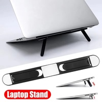 Universal Laptop Holder Portable Cooling Pad Invisible Laptop Bracket Stands For Macbook Pro 13 15 Lenovo Samsung Notebook Stand