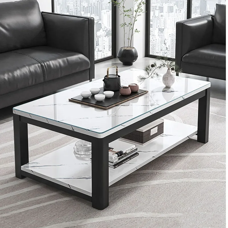 Glass Living Room Coffee Table Nordic Black Center TeaCouch Table Bed Side Dining Dressing Mesa Plegable Nordic Furniture Z1