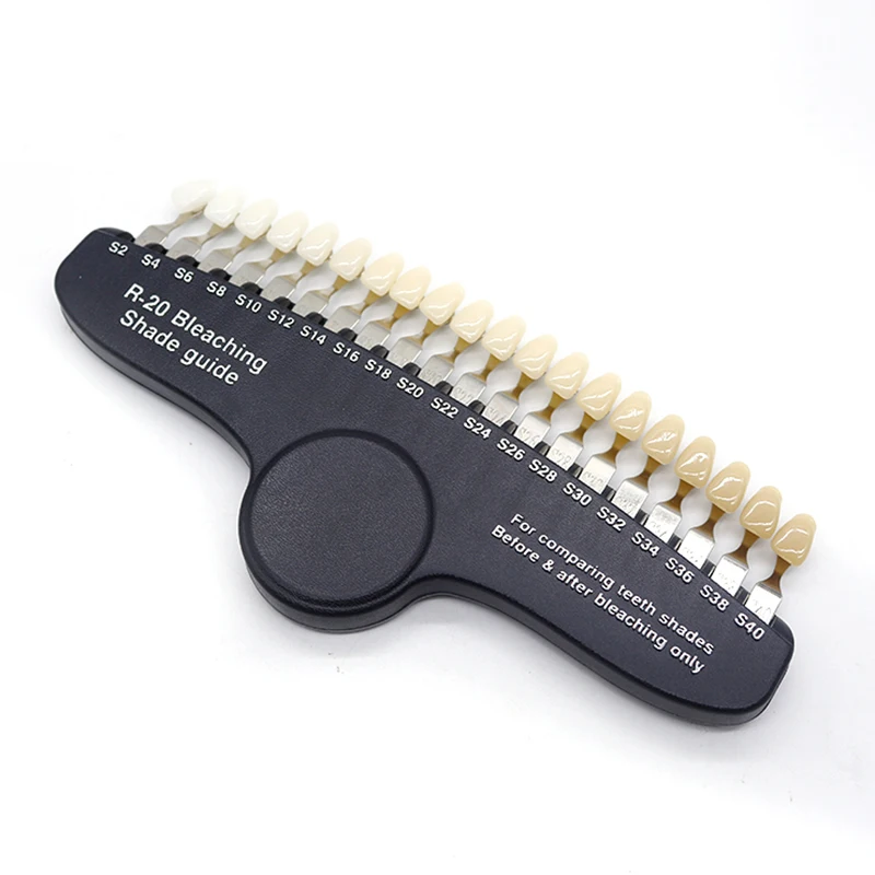 Custom Logo Dental 20 Colors Teeth Whitening Bleaching Shade Guides