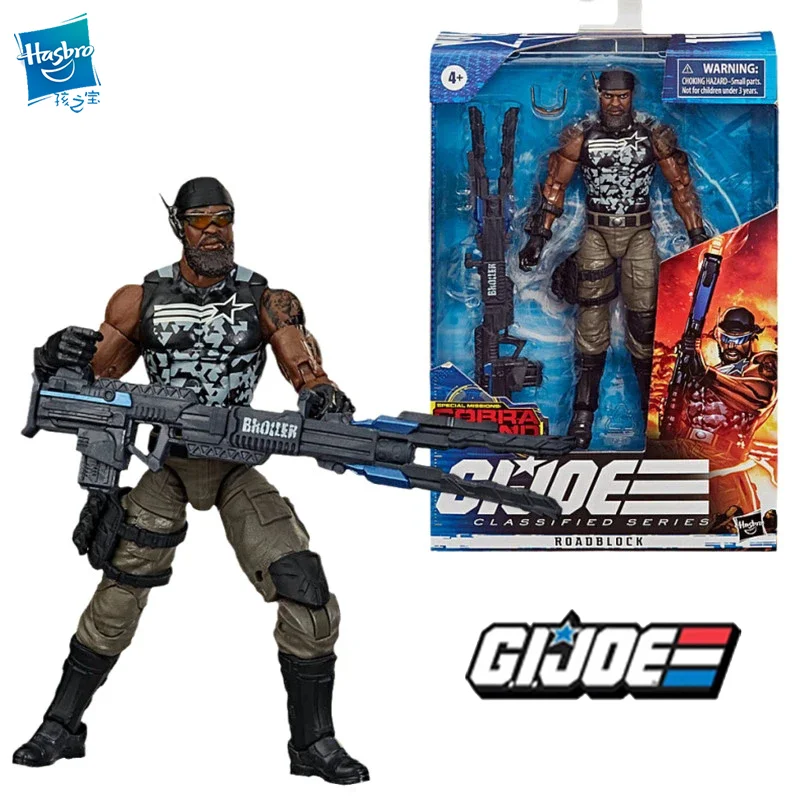 Hasbro G.I.JOE Cobra Island Target Limited Classified Series Roadblock 6 Inches Action Figure Children's Toy Gifts Collect Toys