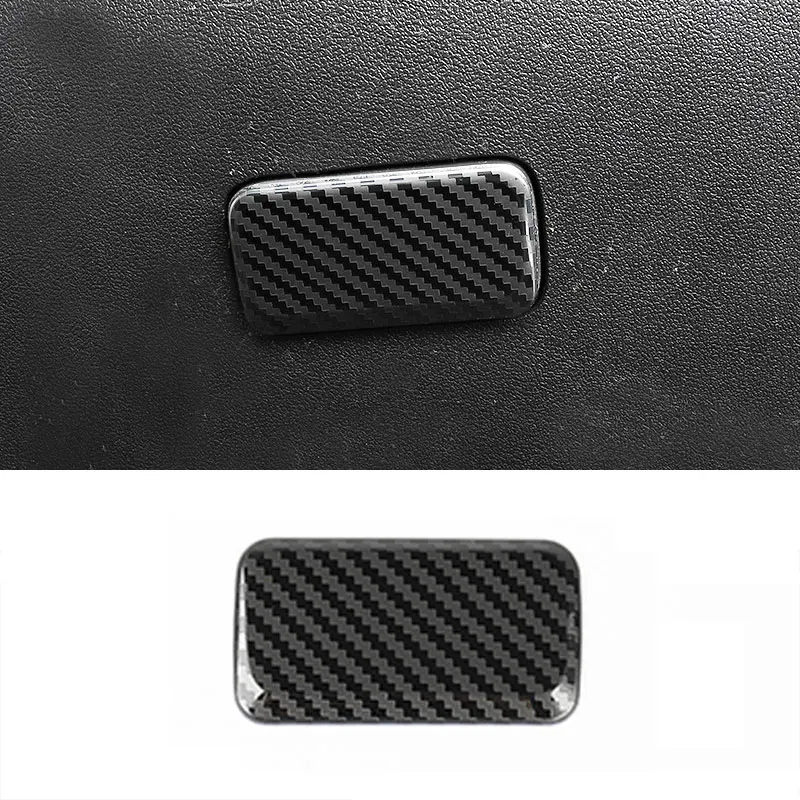 Carbon Fiber Car Co-pilot Gloove Storage Box Switch Handle Panel for Great Wall WEY Tank 300 2021 2022 2023 2024 Accessories Kit