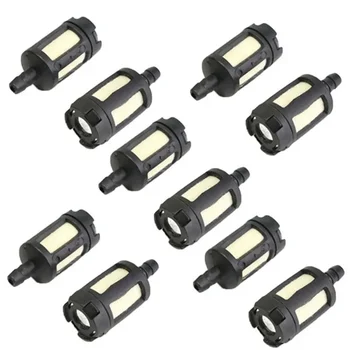 10-teiliger allgemeiner Kraftstofffilter für Benzin-Gartenmaschinen, Rasentrimmer, Kettensäge