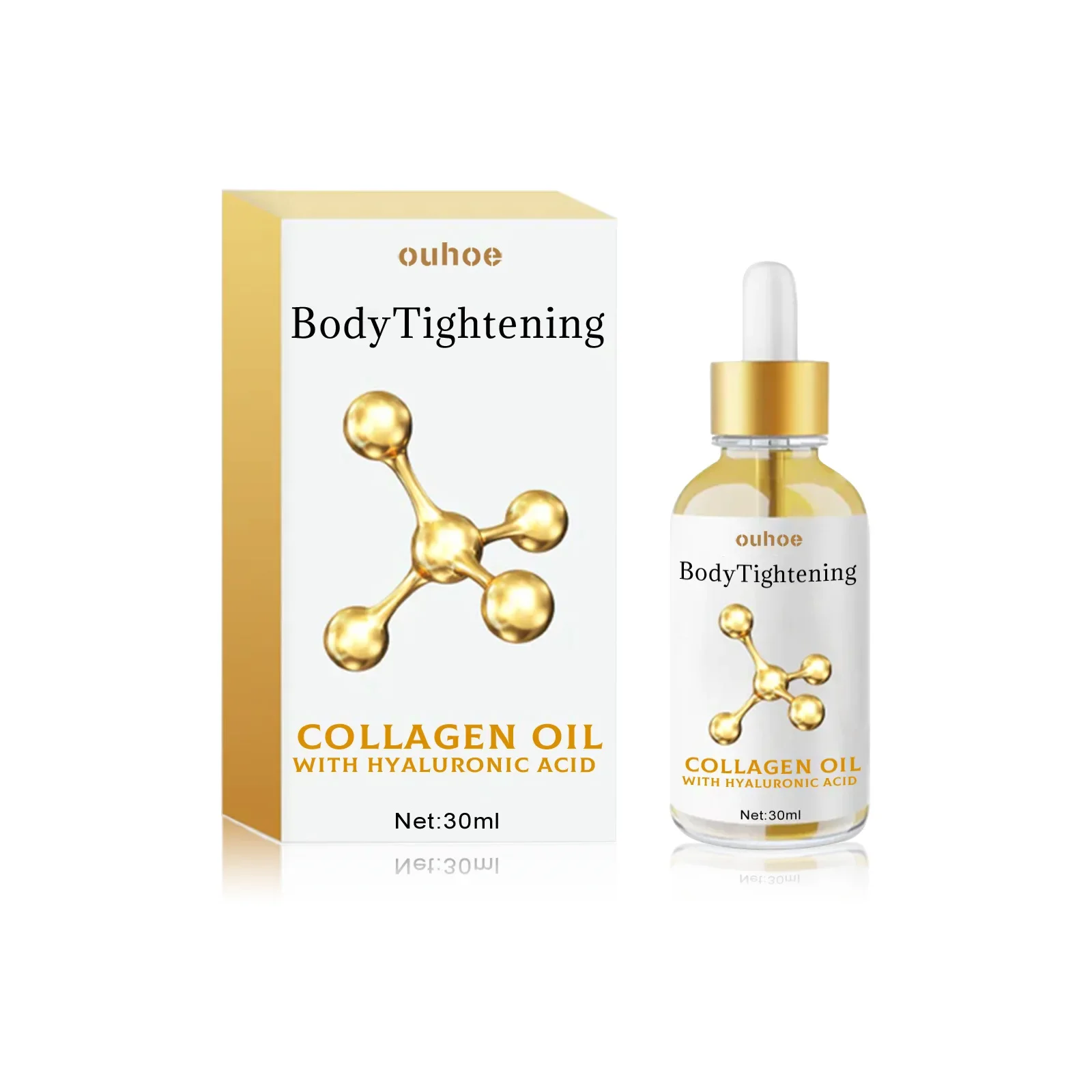 Collagen Lifting Body Oil Belly Thigh Body Fat Burner Anti Cellulite Weight Loss Tightening Firm Slimming Massage Essential Oil