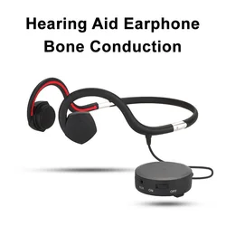 BN802 Bone Conduction earphone Hearing Aid headphone for old man built-in battery sound amplifier headset sport  TV earphone