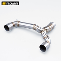 Street Bike Motorcycle Slip On Middle Link Exhaust Pipe Mid Link Tube Muffler Adaptor For Suzuki GSR400 GSR600 BK400 BK600