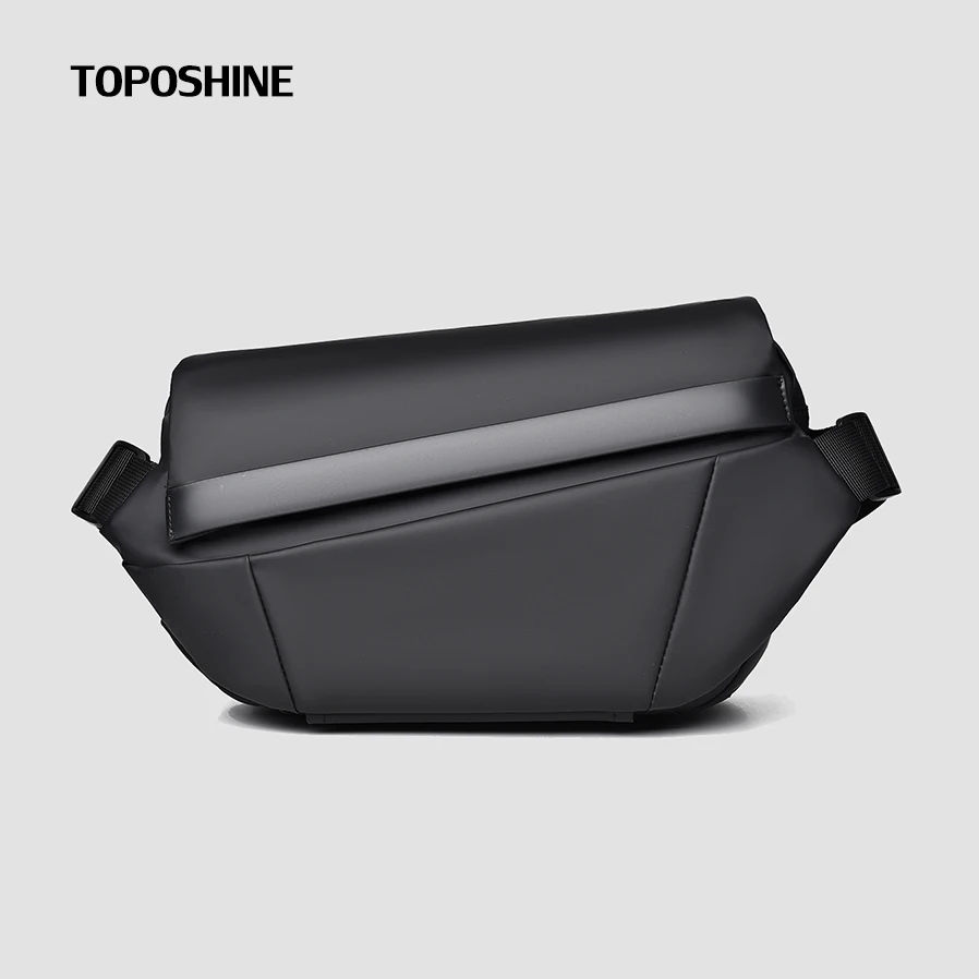 Toposhine Waterproof Single Shoulder Bag Men Crossbody Bag Trendy Lightweight Chest Bag High-end Commuting Leisure Small Bags