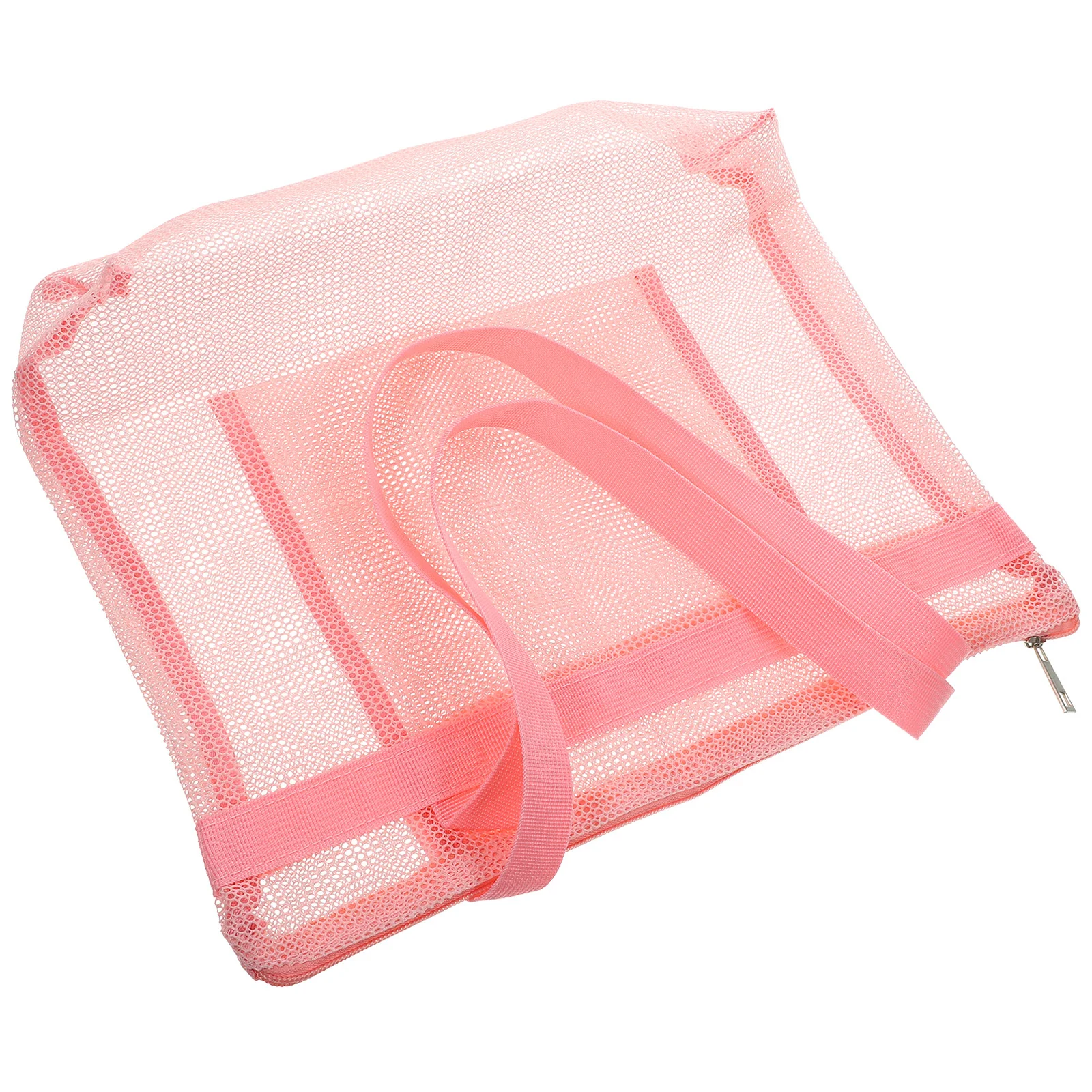

Mesh Large Beach Bag Portable Zipper Handle Lightweight Swim Tote Storage Bag for Women Travel Mesh Beach Bag,