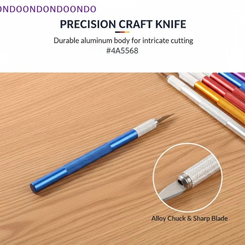 High Precision Engraving Cutter Sharp Blade Non-Slip Metal Handle for Paper Sculpture Craft Carving Art Creation