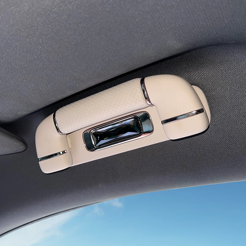 Crystal Style Car Interior Roof Ceiling Grab Pull Handle For Toyota Crown Kluger RAV4 Sienna Granvia 2021-2026 Rear Roof Handle