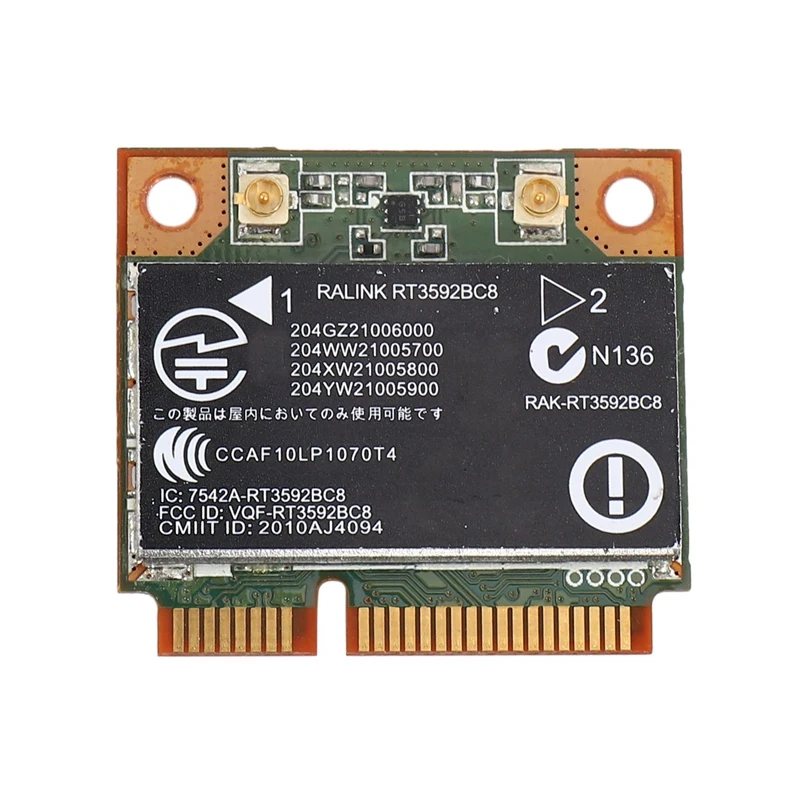 RT3592BC8 Dual Band 300M และบลูทูธ3.0การ์ดไร้สายสำหรับ HP 4530S 4330S 4430s 4230S SPS: 630813-001