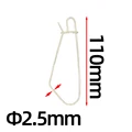 8(size 2.5X110)