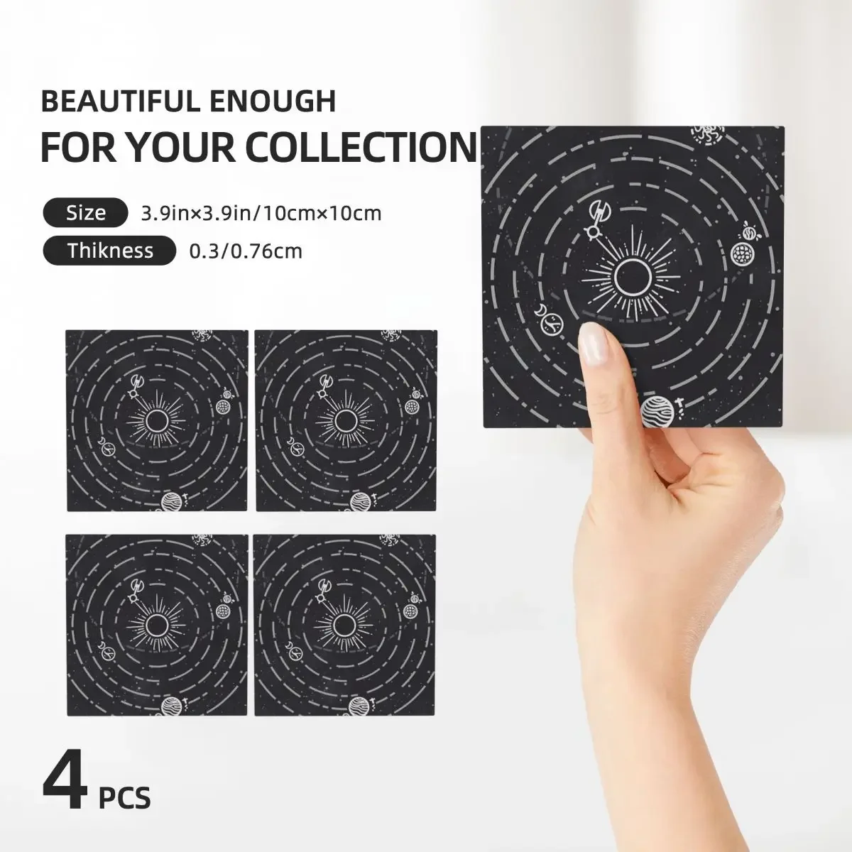 Outer Wilds Solar System Coaster Ceramics Heat Resistant Mat Decoration For Kitchen Placemats For Dinner Table Coffee Mat