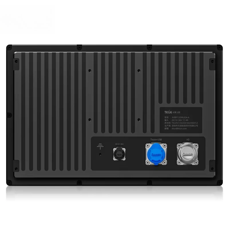 High 12/15.6/13.3 Inch Marine Industrial LCD 1000Nits Outdoor Waterproof IP65 Touch Screen Display Capacitive USB New