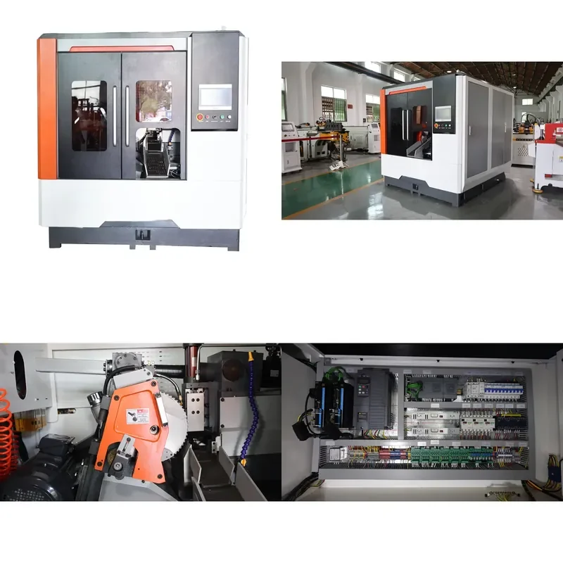 for Electric Cold Chop Saw with Laser-Welded Carbide Blades for High-Speed Cutting of Metal Profiles