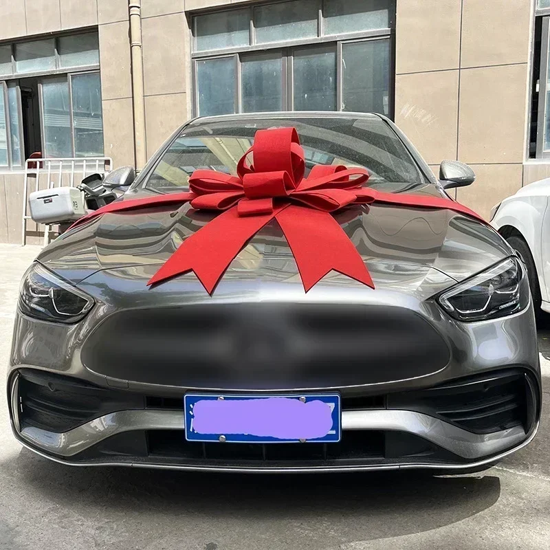 Giant Car Bow Red Bow for Car Delivery Decoration Automobile 4S Shop Showroom Decoration Festival Gift Decoration Bow