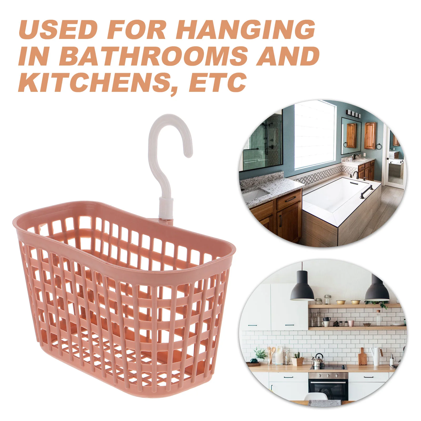 Toy Rotatable Hook Hanging Basket Storage Bathroom Drain Take Kitchen Organizer