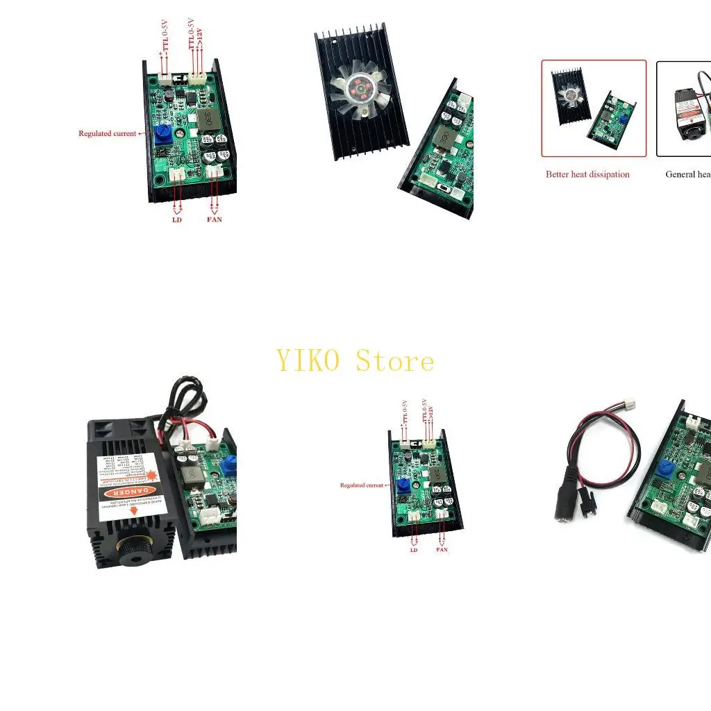 

K32C Wearproof 15W 450nm 15000mw Blue Driver Module for Engraving Machine