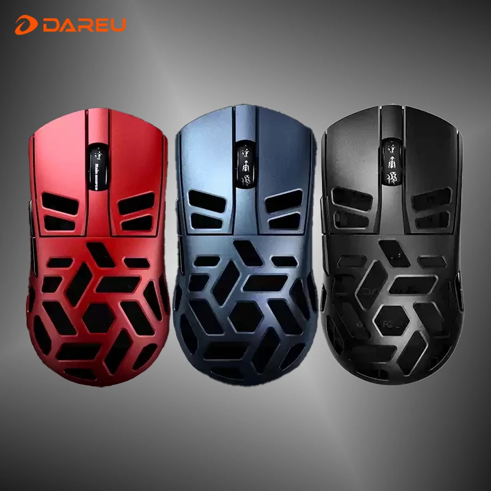 

Мышь Dareu A950 Pro, 4K, трехрежимная, беспроводная, эргономичная, геймерская мышь, магниевый сплав PAW3395, легкие игровые аксессуары на заказ