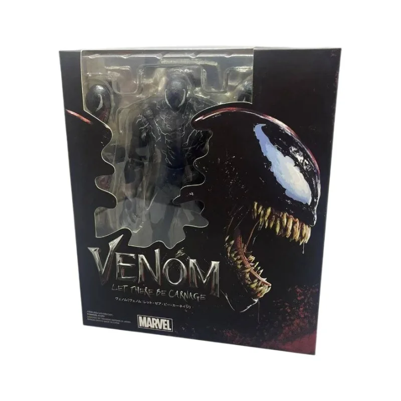 In Stock Avengers Shf Venom Ii Full Joint Movable Action Figure Collectible Model Desktop Decor Ornament For Adult Collection view 5