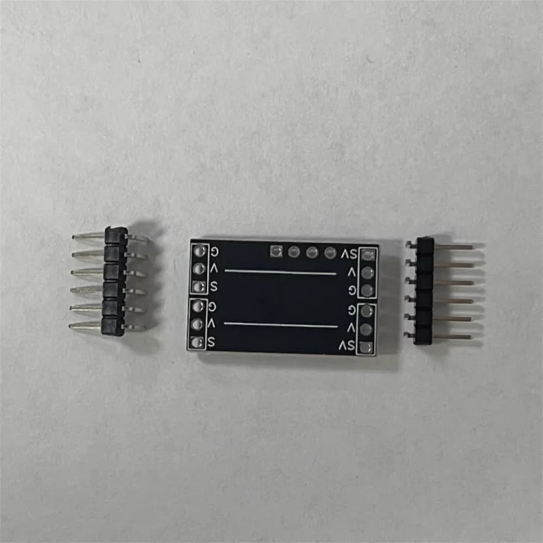 Model aircraft receiver outputs PWM signal to 0-5V analog voltage signal, with two high-speed stable voltage modules