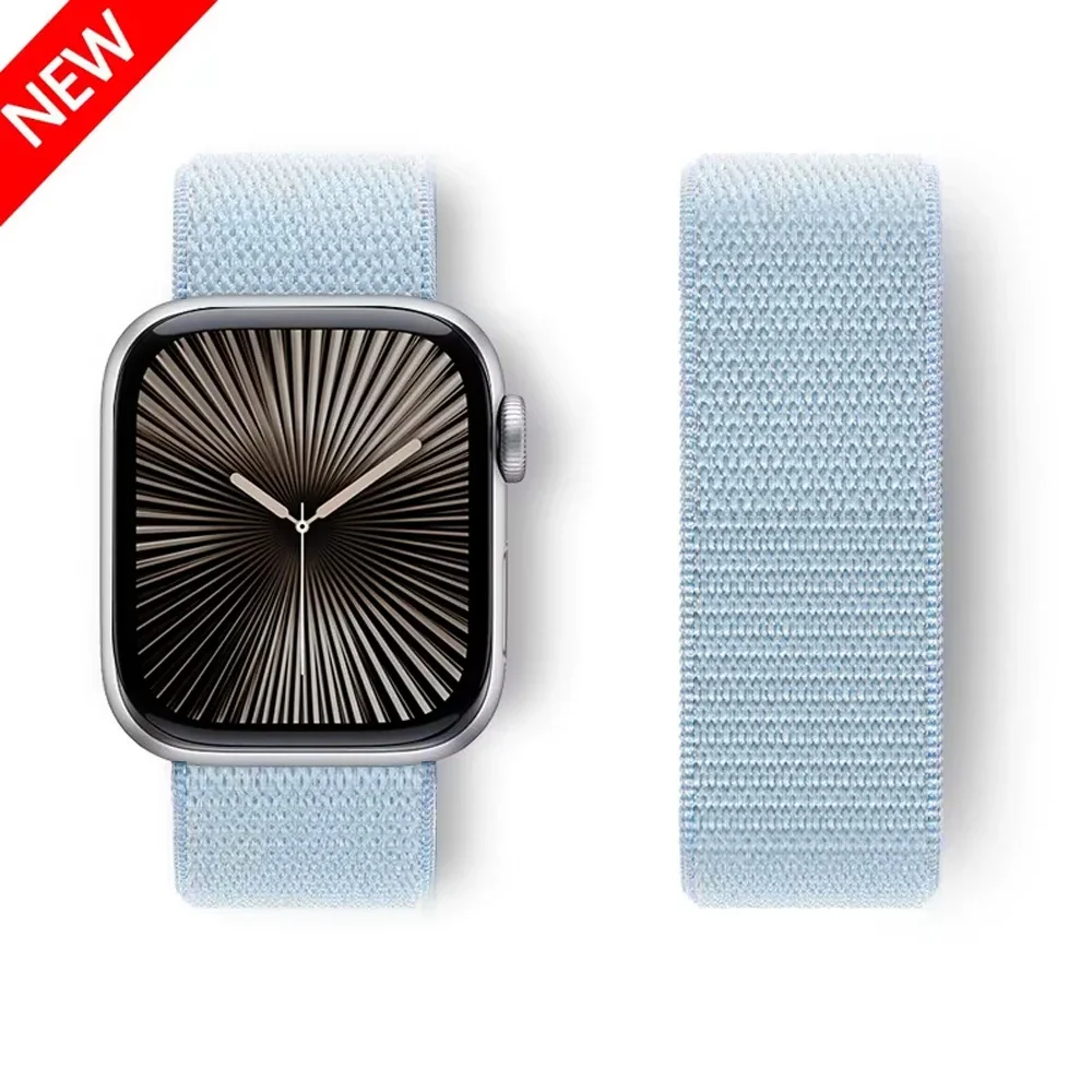 Armband für Apple Watch 10 11 Band 42 mm 46 mm 45 mm 44 mm 41 49 mm 40 mm Sportschlaufenarmband Correa iWatch Serie 8 9 7 6 5 4 SE Ultra