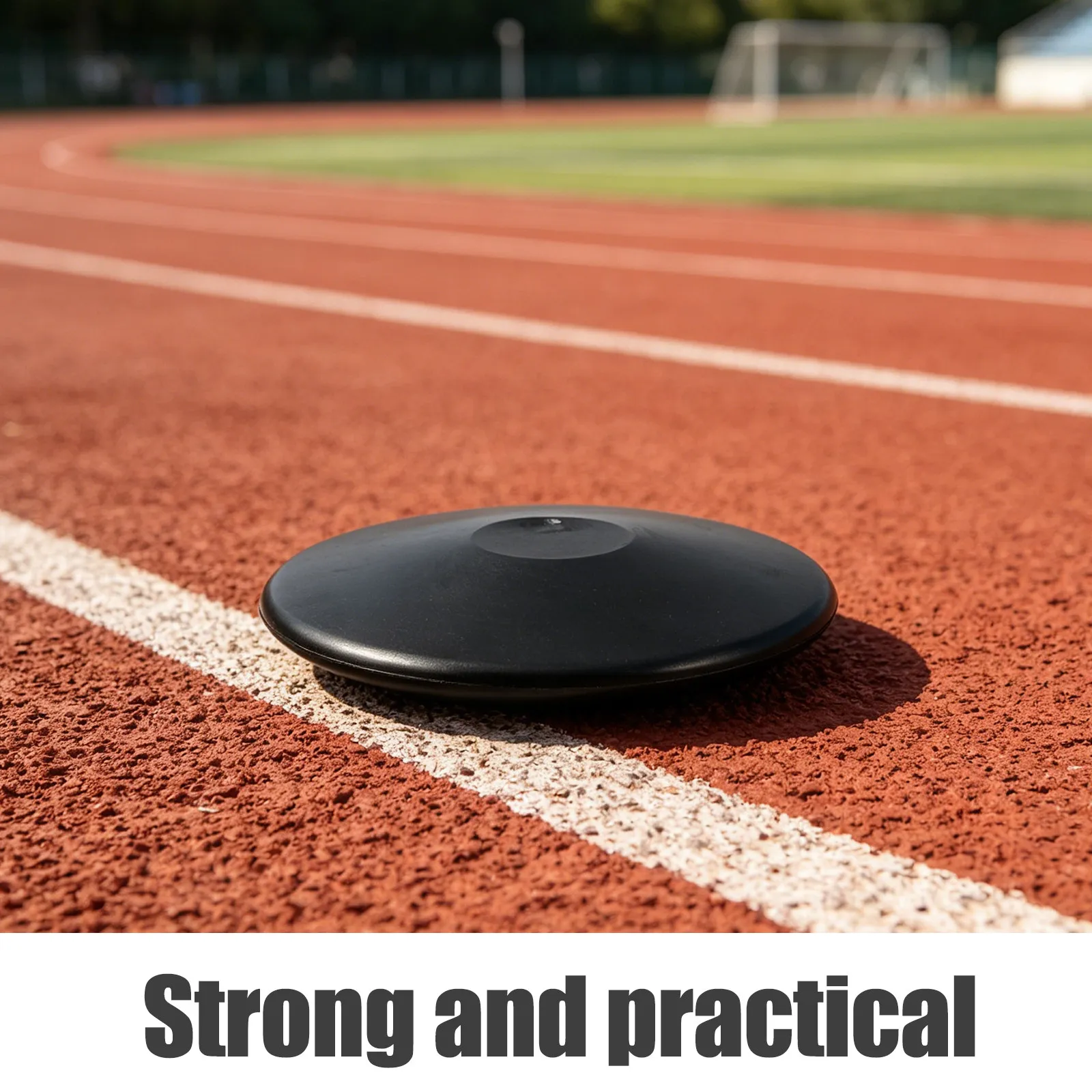 Gumowy dysk 1 kg, pełny, czarn – Discus Throw Training recenzja i cena