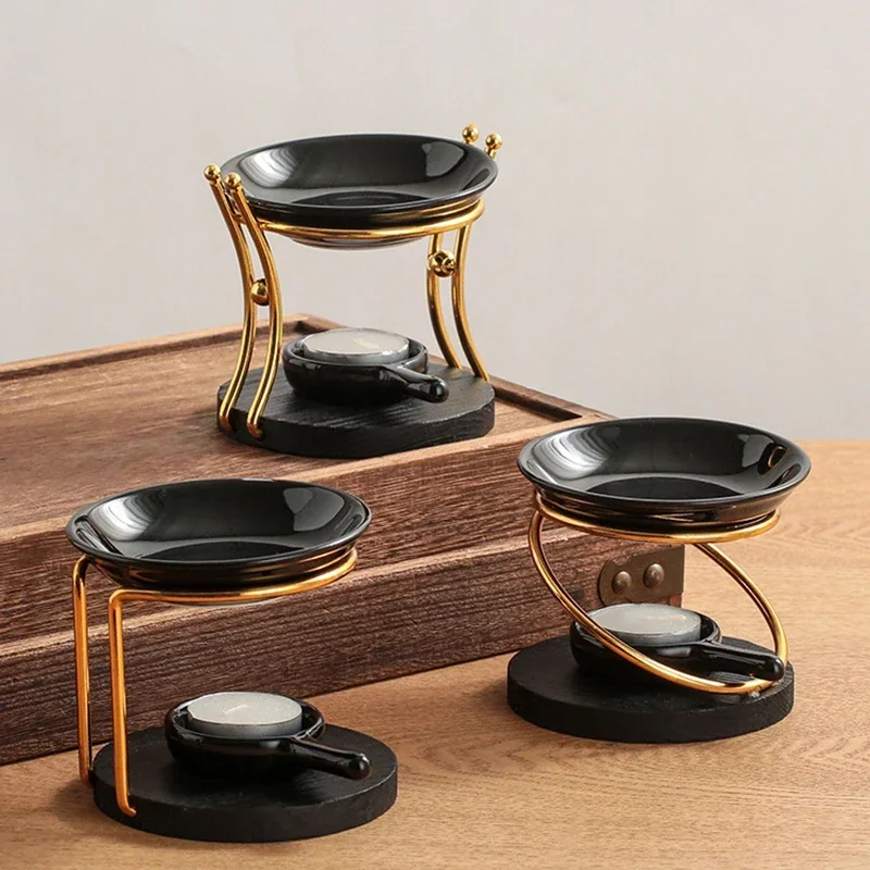 Aroma Diffuser Aroma Essential Oil burner Ceramic Tealight Candle Holder Essential Oil Incense Wax Melt Burner