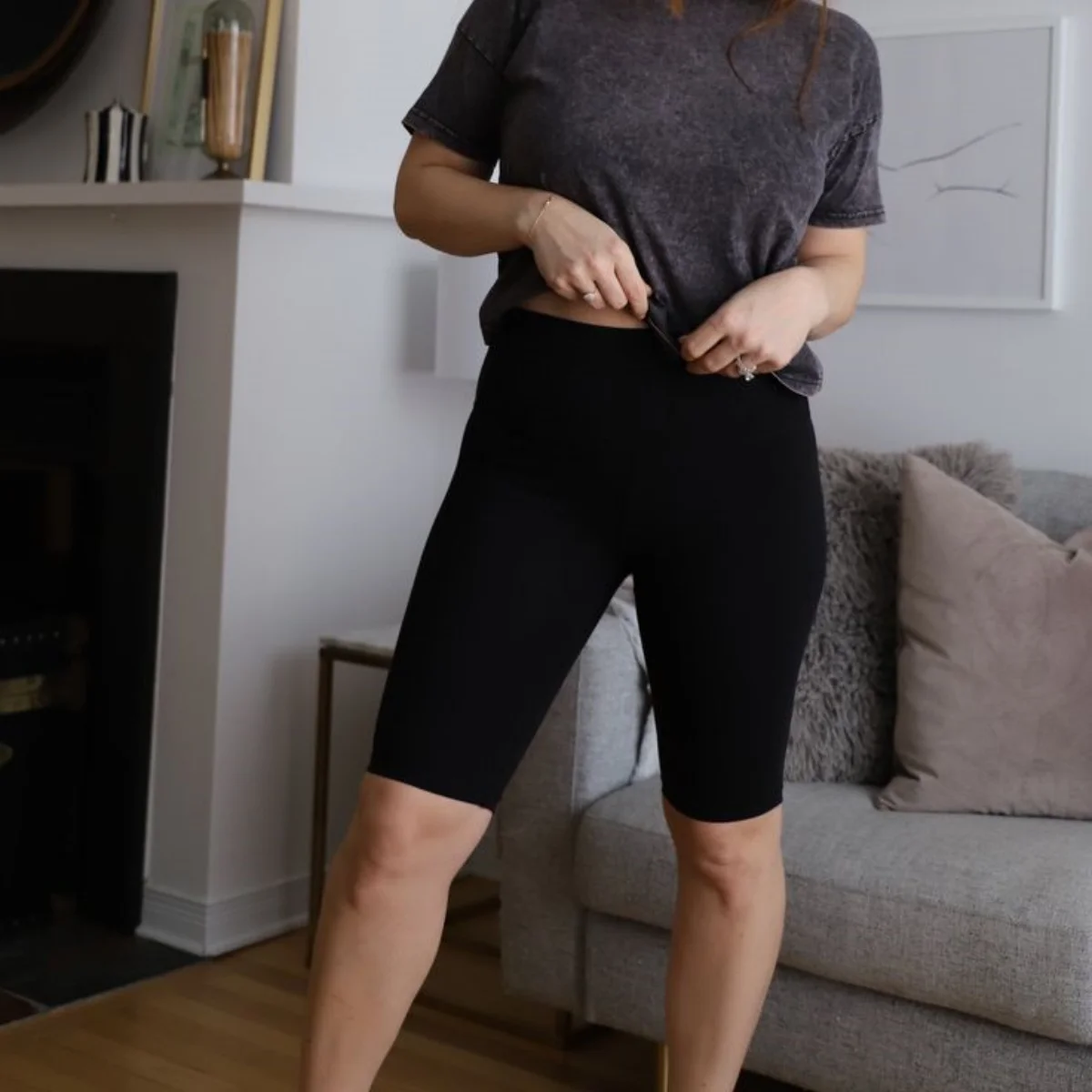 Pantaloncini sportivi da donna Pantaloncini da yoga a vita alta Slim Fit Butt Lift Palestra da corsa Pantaloncini alti elastici Pantaloncini fitness di alta qualità