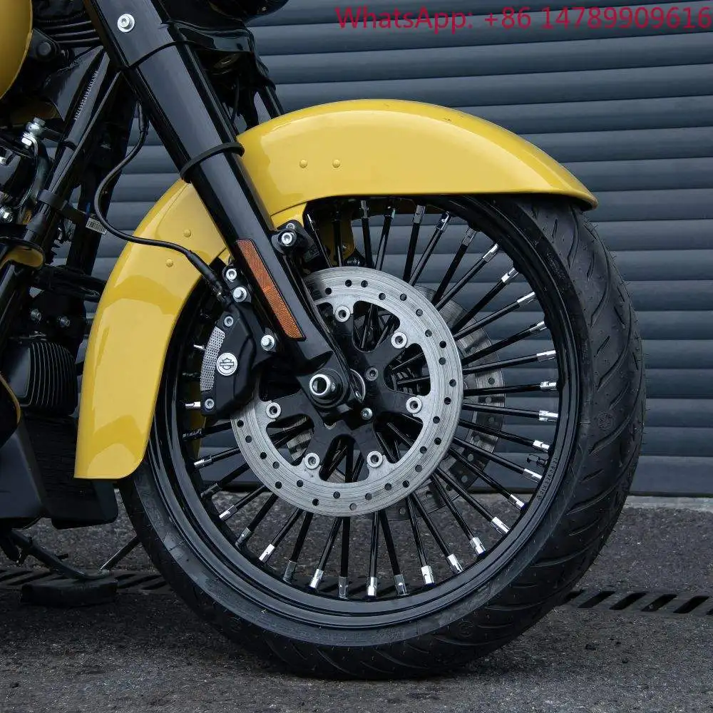

21x3.25 Inch Front Wheel Rim A356 Aluminum Multi-Spoke Tubeless Design For Touring Bagger Models 2014-2026Motorcycle WheelMotorc