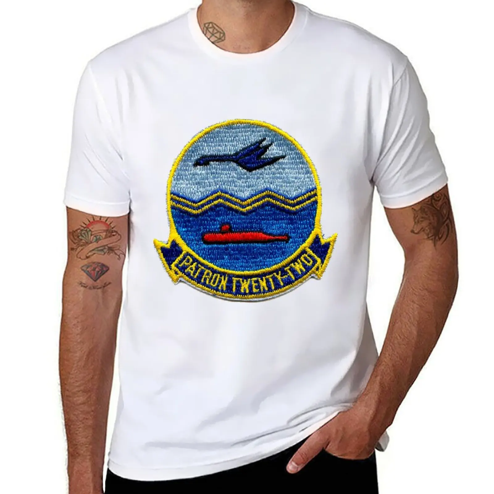 

VP-22 - Blue Geese T-Shirt mens graphic t shirts t shirts for man cotton t shirts for man pack cotton T-shirt