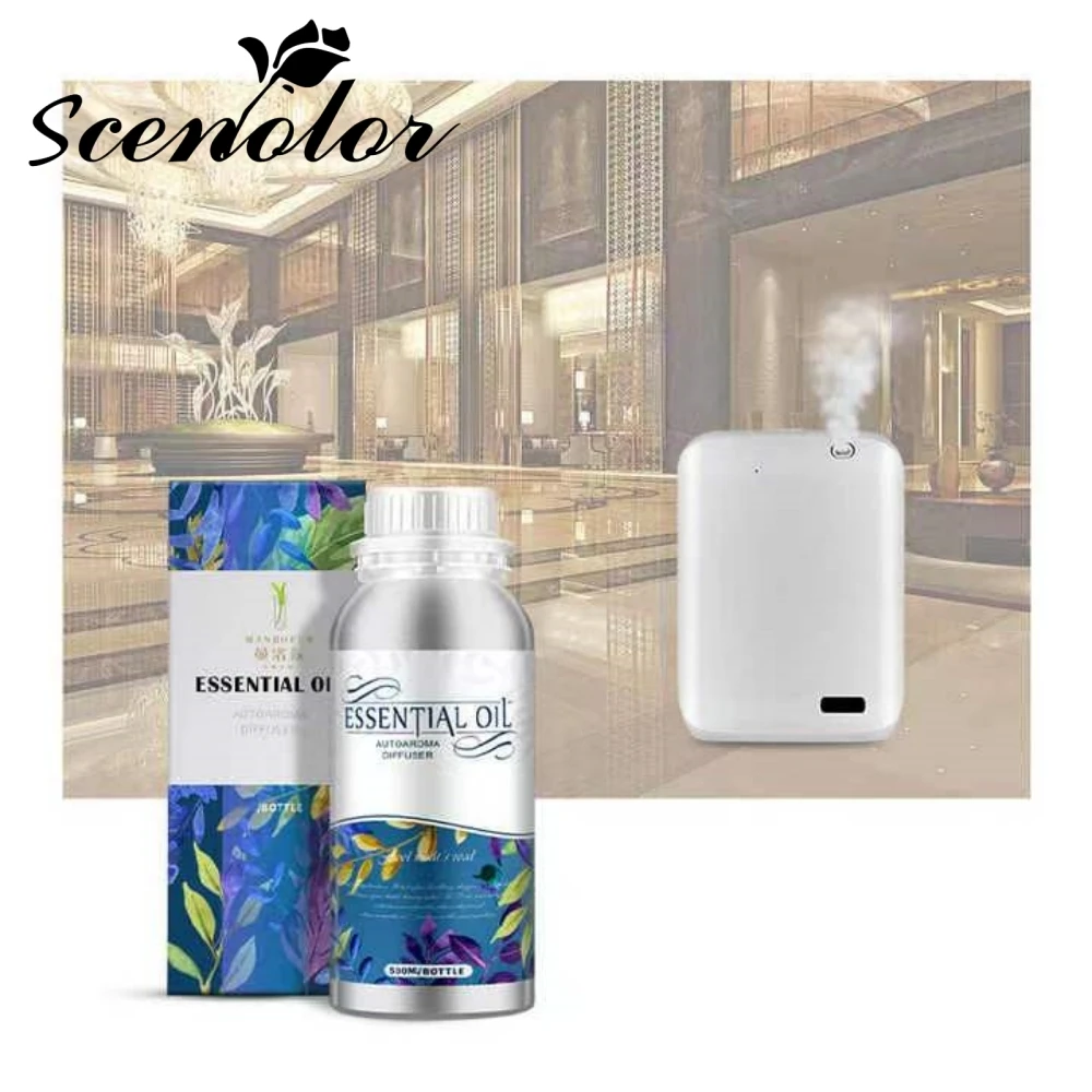 500ml Aluminum Organic Undiluted Perfume Oud Longlasting Hotel Essential Oil Pure Plant Extrat Room Fragrance Aroma Air Diffuse