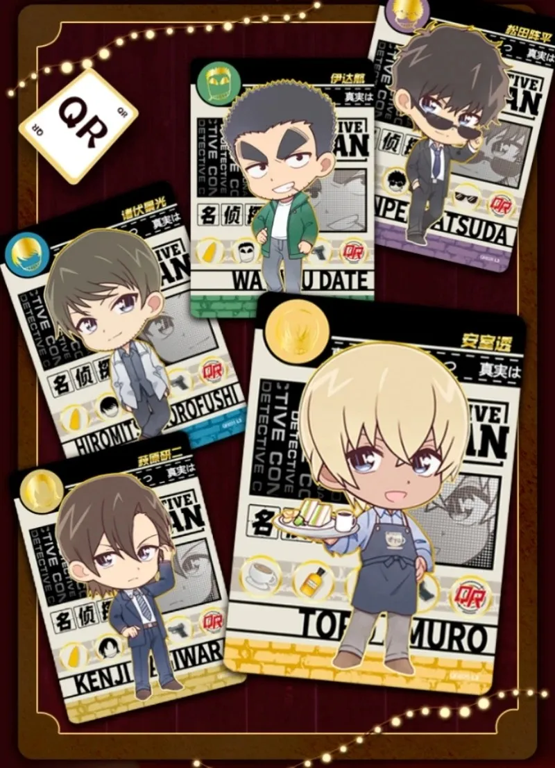 KAYOU Echte Detektiv Conan Karte Name Denken Reveal Paket Halloween Thema Kuroba Kaito Anime Sammlung Karten Spielzeug Geschenke – Detail 22