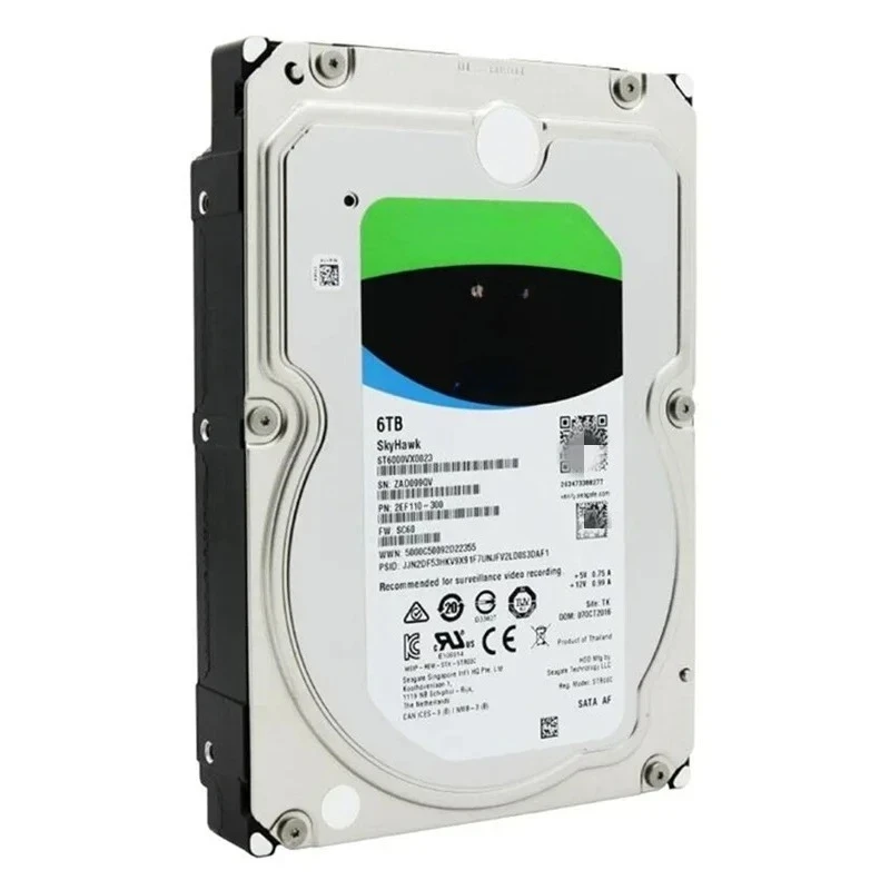 6T dedicated hard drive for monitoring, mechanical disk 8tb Haikang Dahua monitoring video disk ST6000VX001