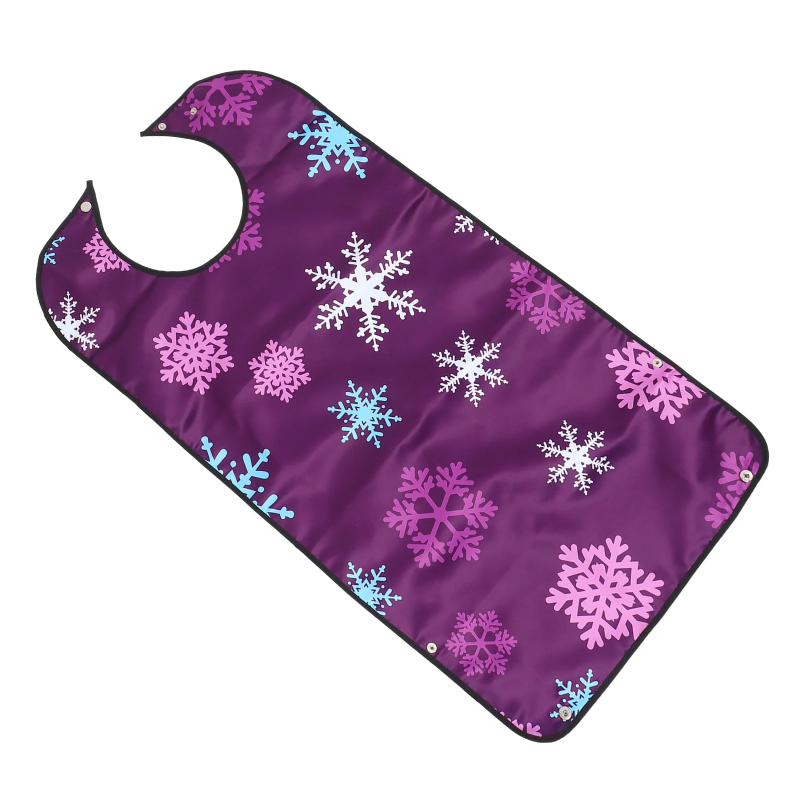 

1Pcs Supple Elderly Apron Adult Meal Bib with Great Wear Resistance Universal Fit for Men and Women Non-Slip Food Debris Catcher