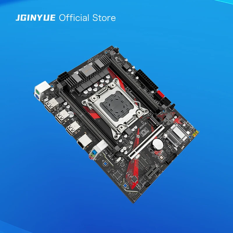 Imagem -03 - Jginyue X79 Lga 2011 M-atx Suporte Mainboard Intel Xeon e5 v1 v2 Ddr3 Memória 1600mhz 32gb M.2 Nvme Sata Usb3.0 X79m-plus