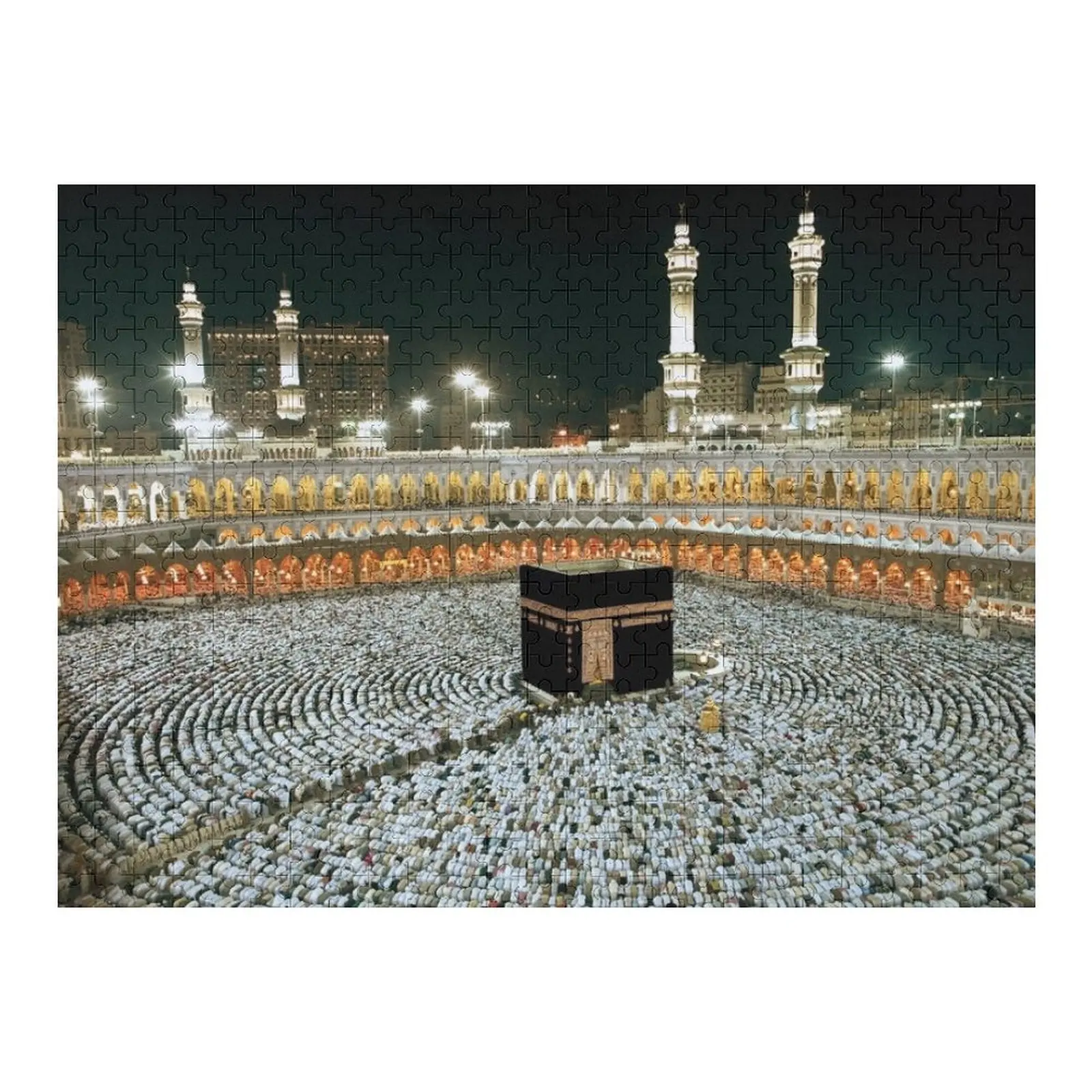 

great mosque of mecca, Ishaa Prayer Jigsaw Puzzle Personalized Gift Ideas Christmas Toys Puzzle