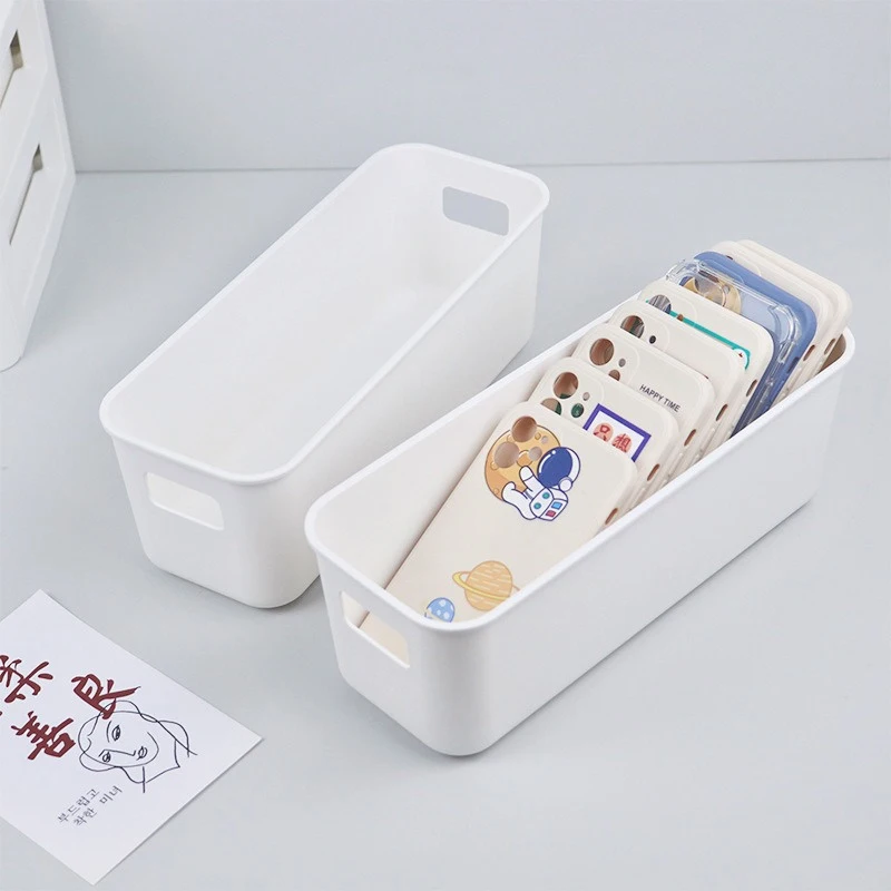 Mobile Phone Case Storage Box Multifunctional Cosmetic Mask Organizer Basket Student Korean Desktop Cute Storage