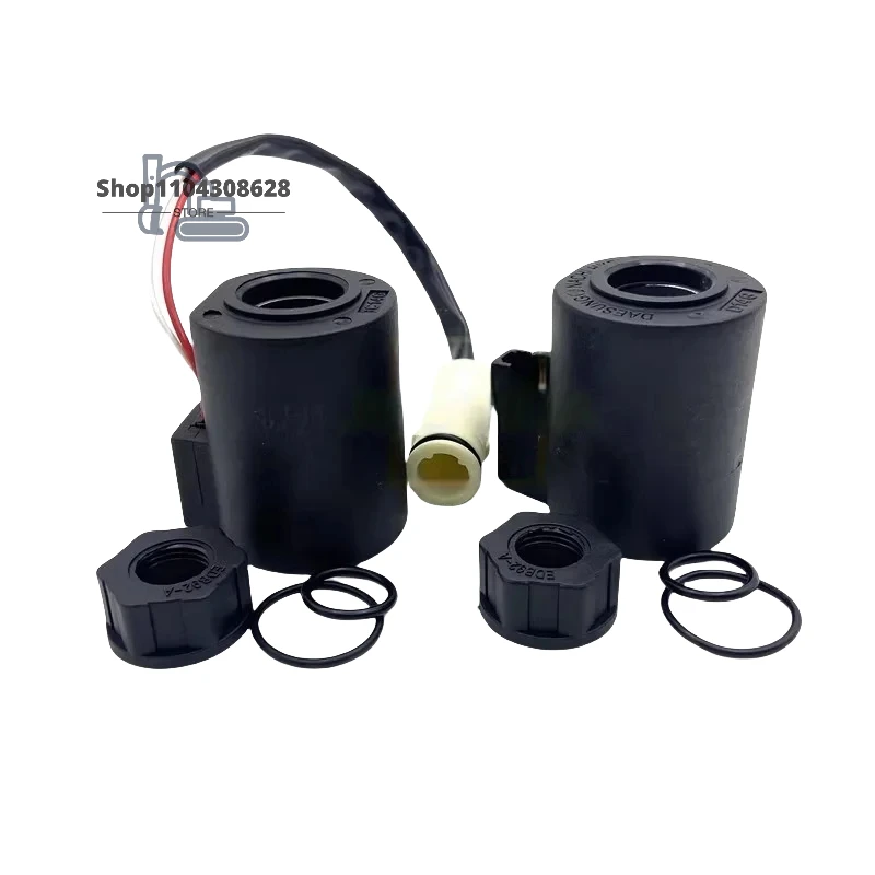 Excavator Parts For EC210B 240B 290B 360B 460B Pilot Safety Lock Rotary Solenoid Valve Coil