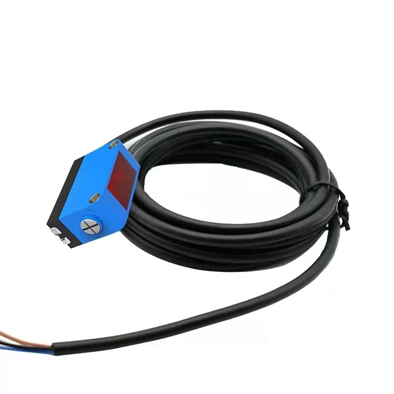 Square infrared sensor switch background suppression diffuse reflection photoelectric switch sensor 24v four-wire BJ-441