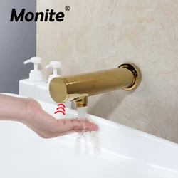 MONITE Sensor Bathroom Sink Faucet  Automatic Hand Free Touch Integrated Faucets Only Cold Mixter Tap Multiple Color Options