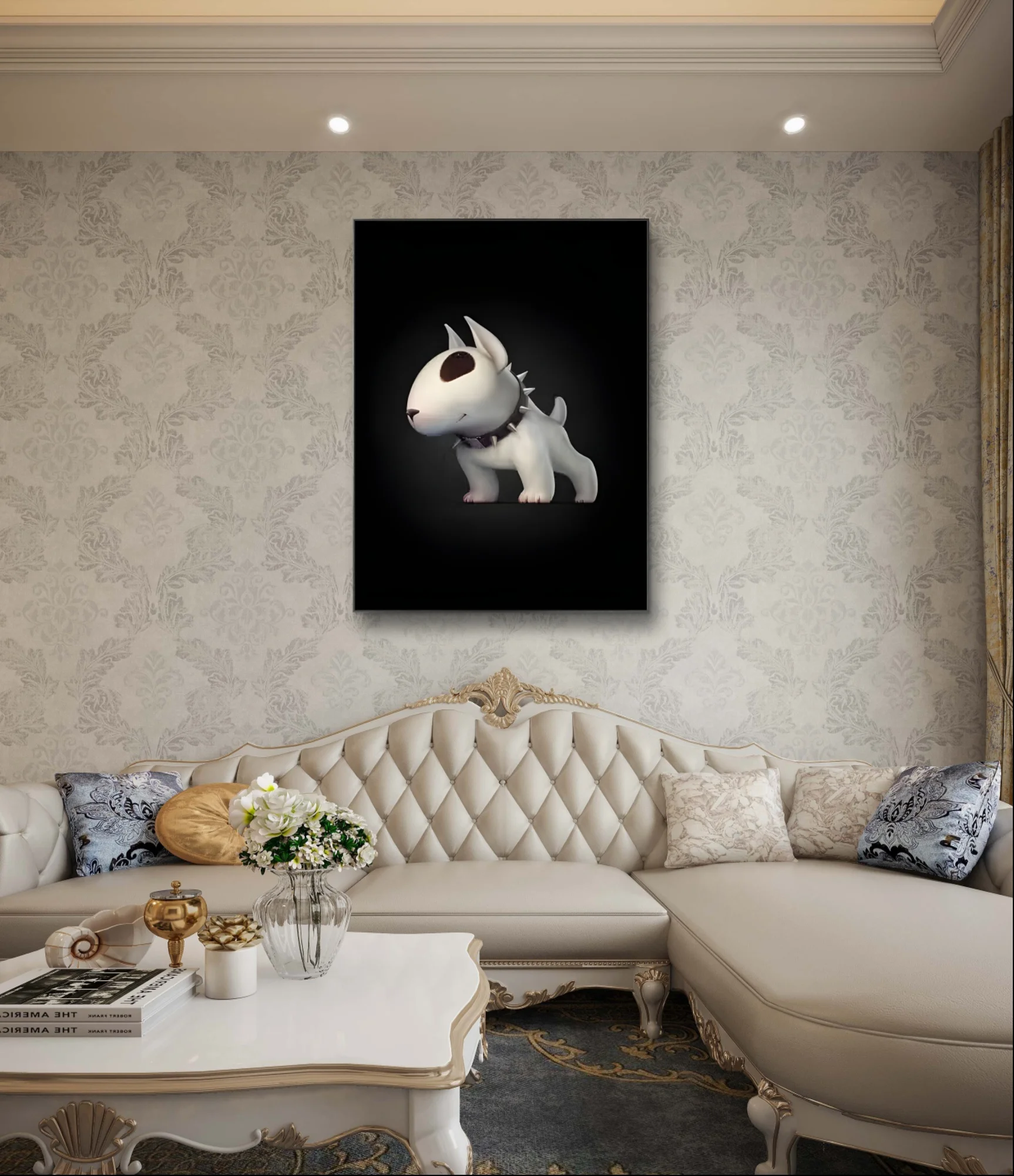 Bull Terrier 5D Diamond Painting Pet Dog Diy Diamond Embroidery Art Rhinestones Cross Stitch Living Room Bedroom Wall Decor Gift