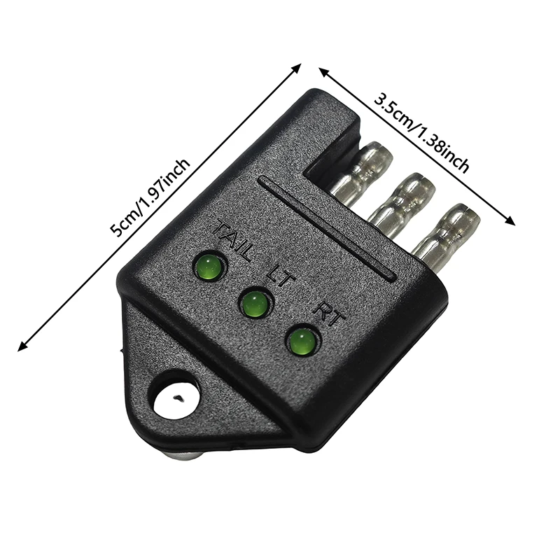 1PC Auto Zubehör 4 Pin Anhänger Licht Draht Circuit-Tester 4 Weg Anhänger Tester Stecker Anhänger Verdrahtung Tester