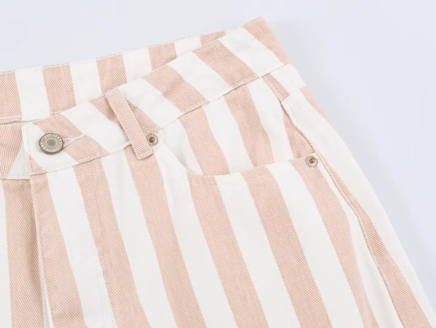 KONDALA Damen Elegante Gestreifte Denim-Lange Hose 2026 Frühherbst/Herbst Trendige High-Street-Pendler-Jeans Damen Freizeit-Chic-Hose – Detail 6