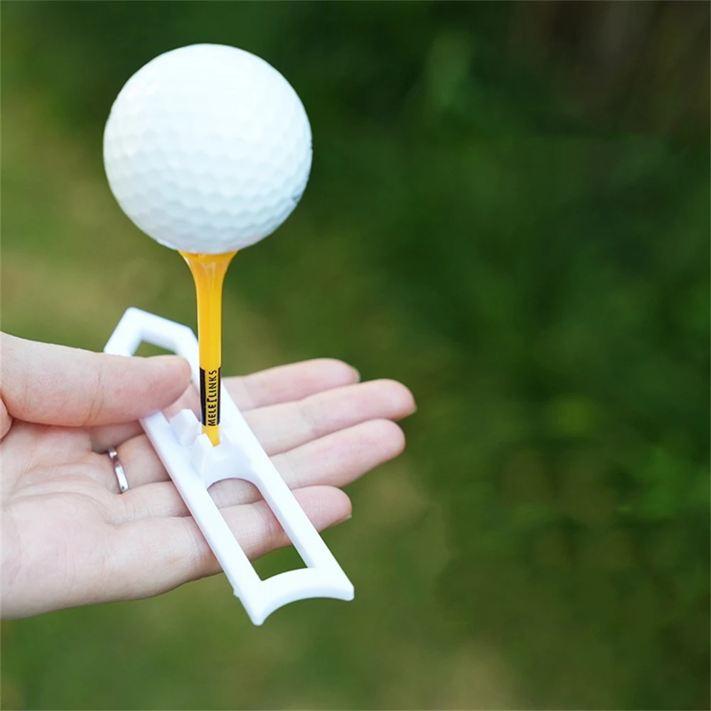 3 Pcs/set Golf Rocket Tee 70mm, Plastic Golf Aim Tee, Anti-lost and Strong Durable, Align Your Feet, for Golf Putting Training