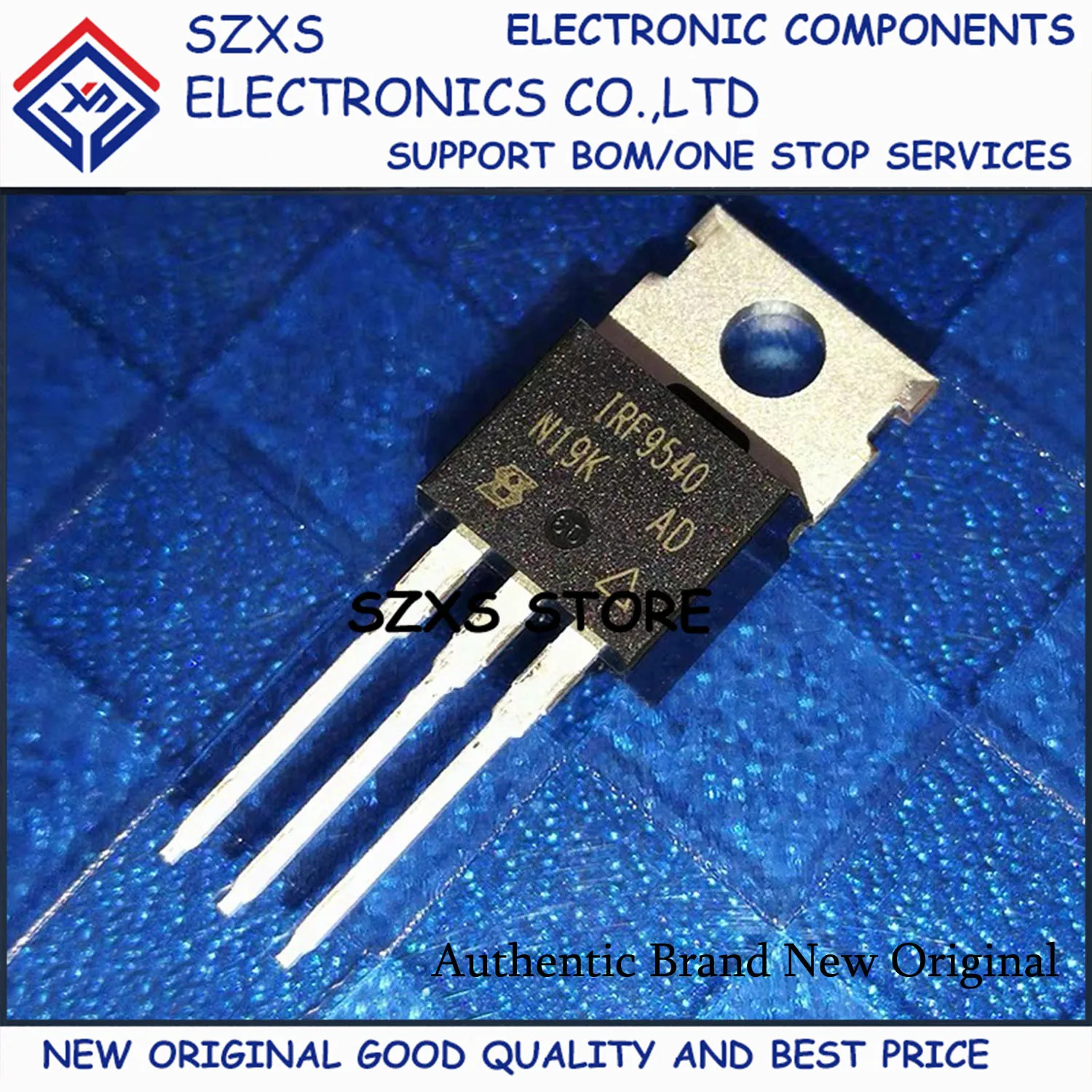 New Original 10Pcs IRF9540 IRF9540PBF TO-220 -100V -19A MOSFET Field Effect Transistor In Stock Good Quality