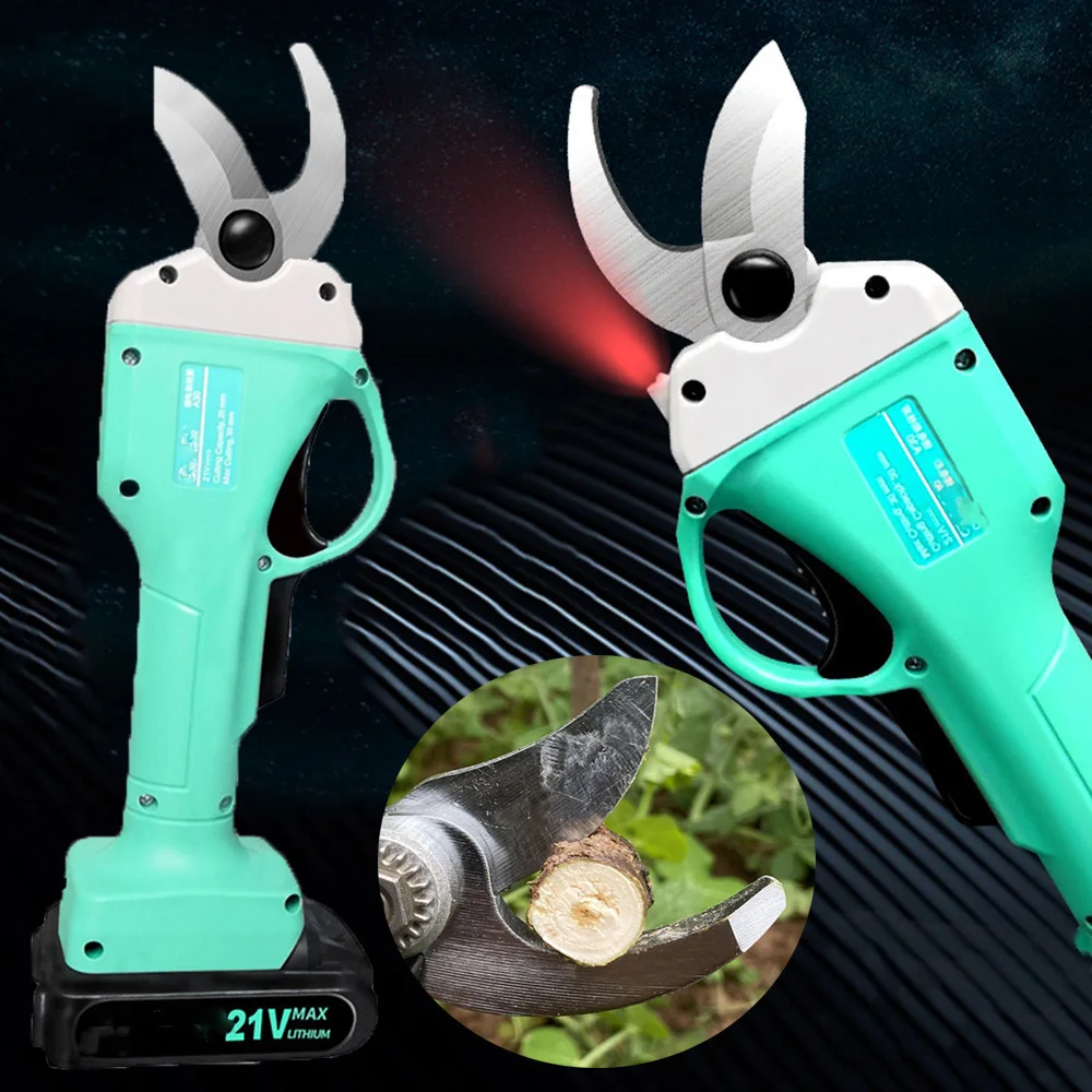 

Electric Pruning Shears Cordless Branch Pruning Rechargeable Pruner Efficient Fruit Tree Garden Cutter Landscaping Tool