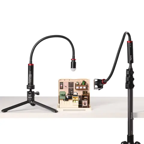 SmallRig RM 03 Macro Light 5 Colors with Diffuser, 4-Leaf Barndoor Spotlight, Stop Motion Animation, Windproof Photography LED